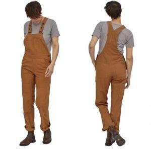 Patagonia All Seasons Hemp Canvas Bib Overalls Brown
